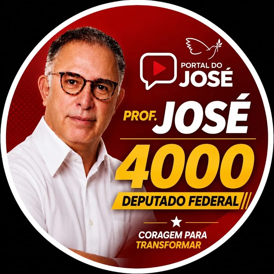 Professor José, candidato a deputado federal, número 4000